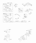 Air Cleaner Controls Exhaust System Governor Spring Ignition Diagram and Parts List for 122132-0110-B8  Briggs and Stratton Engine